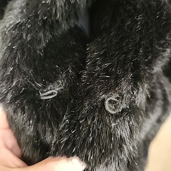 Vintage mob wife possibly Faux fur coat jacket maximalist goth party holidays - Picture 7 of 11